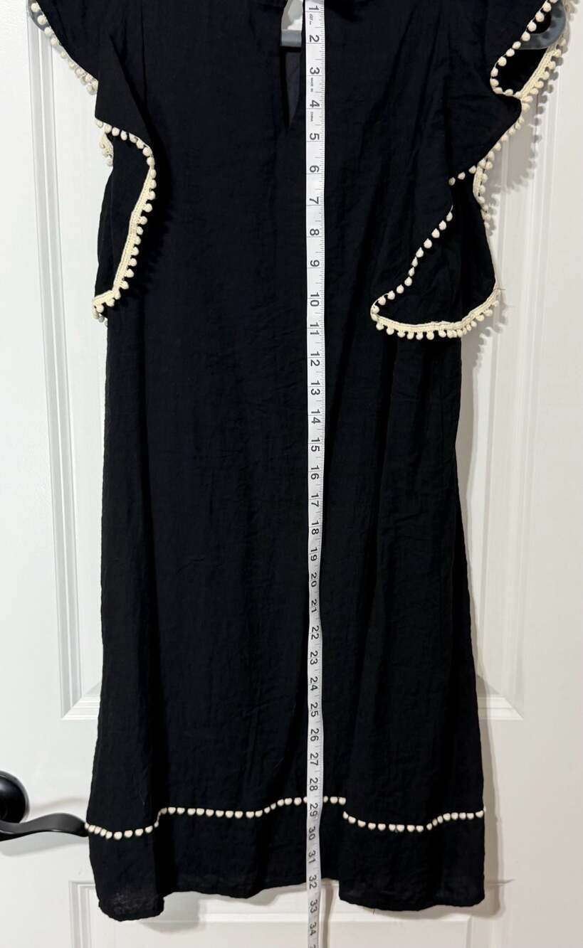 THML Floral Embroidered Ruffle Sleeve Shift - Picture 9 of 9